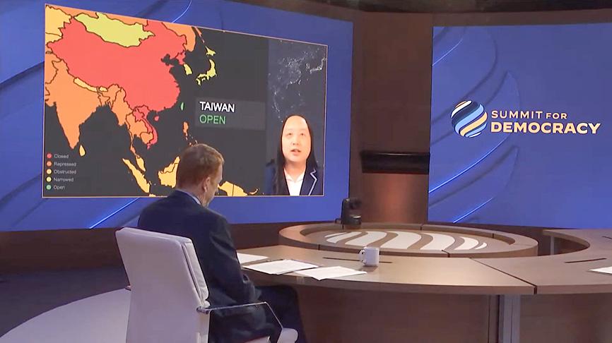 IMAGE SOURCE: Summit for Democracy livestream